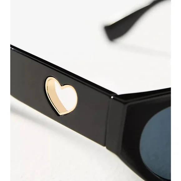 Anthropologie I-Sea Jenni Heart ❤️ Cutout Cateye Sunglasses - Picture 2 of 7